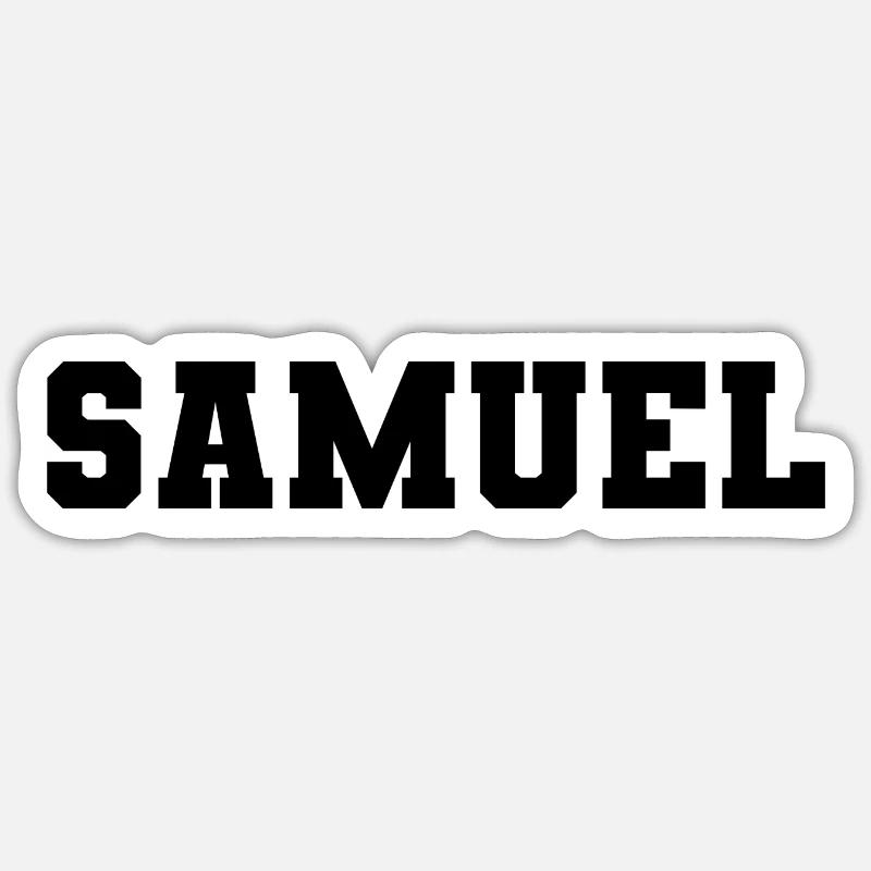 Name - Samuel Sticker Größe S (10 x 10 cm)