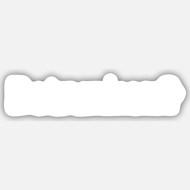 Ivre? - Sticker taille S (10 x 10 cm) - blanc mat