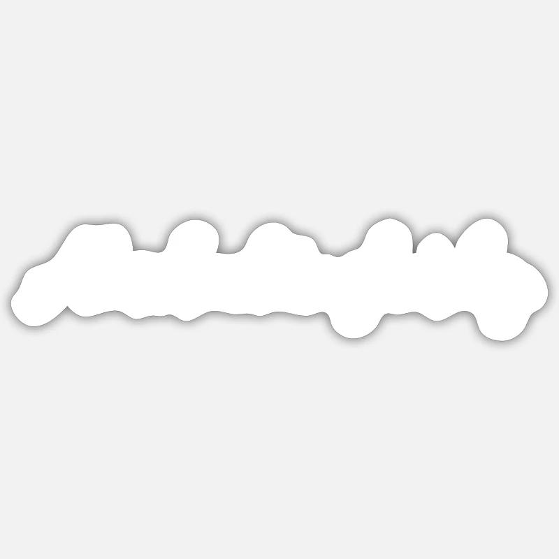 Absofuckinglutely - Sticker size S (10 x 10 cm) - white matte