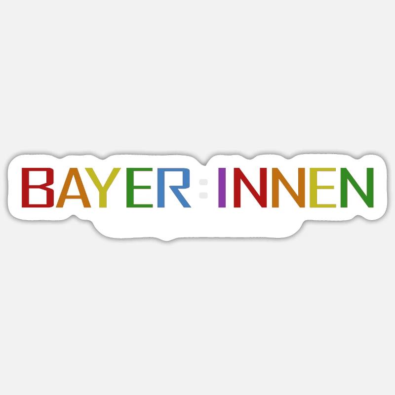 BAVARIA SÖDER LANGUE GENRÉE Sticker taille S (10 x 10 cm)