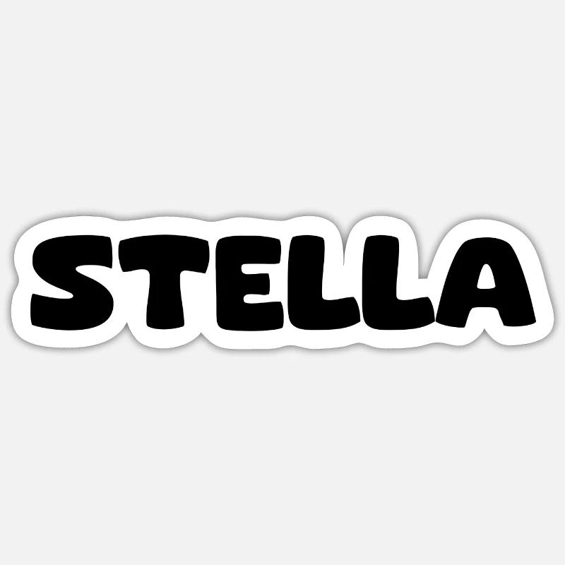 Name - Stella Sticker size S (10 x 10 cm)