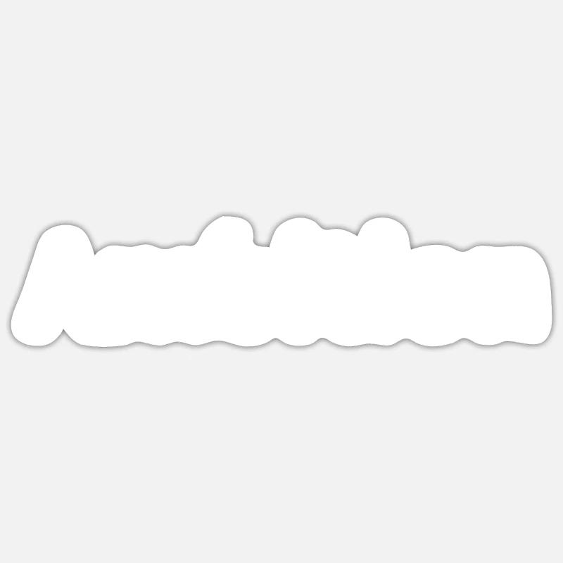 Ambition white - Sticker Größe S (10 x 10 cm) - Mattweiß