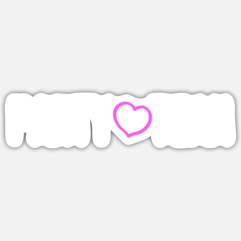 Party Team - Sticker Größe S (10 x 10 cm) - Mattweiß