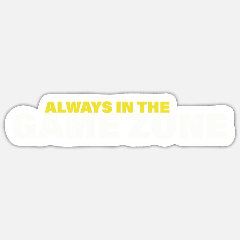 GAME ZONE Sticker size S (10 x 10 cm)