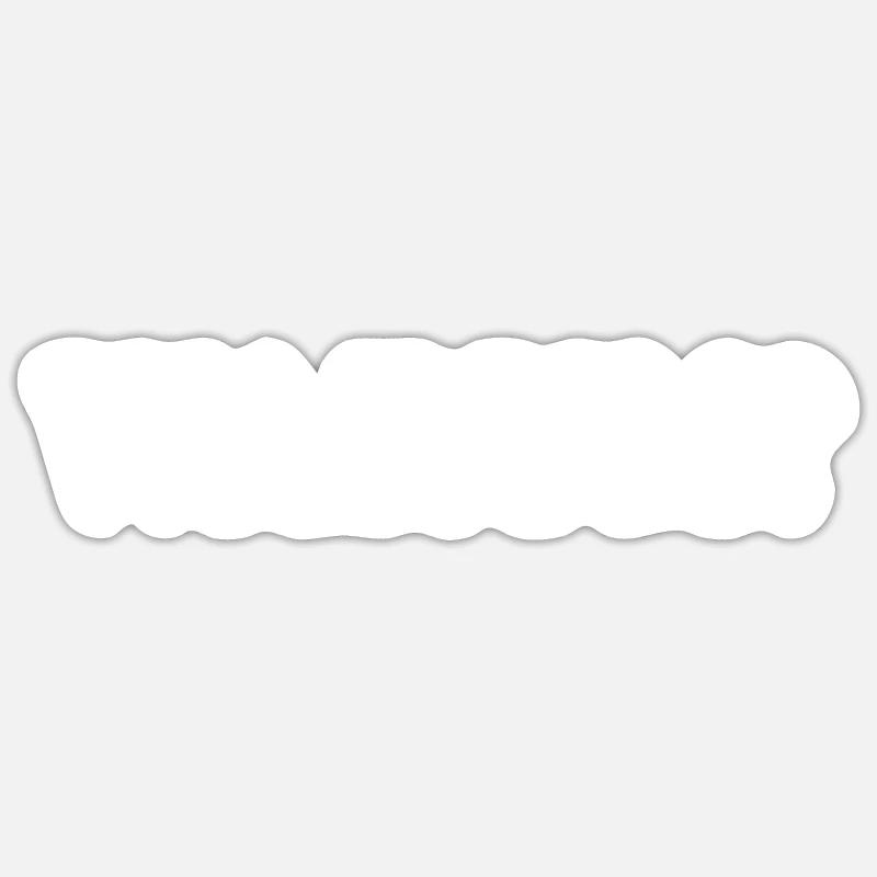 Warum - Sticker Größe S (10 x 10 cm) - Mattweiß