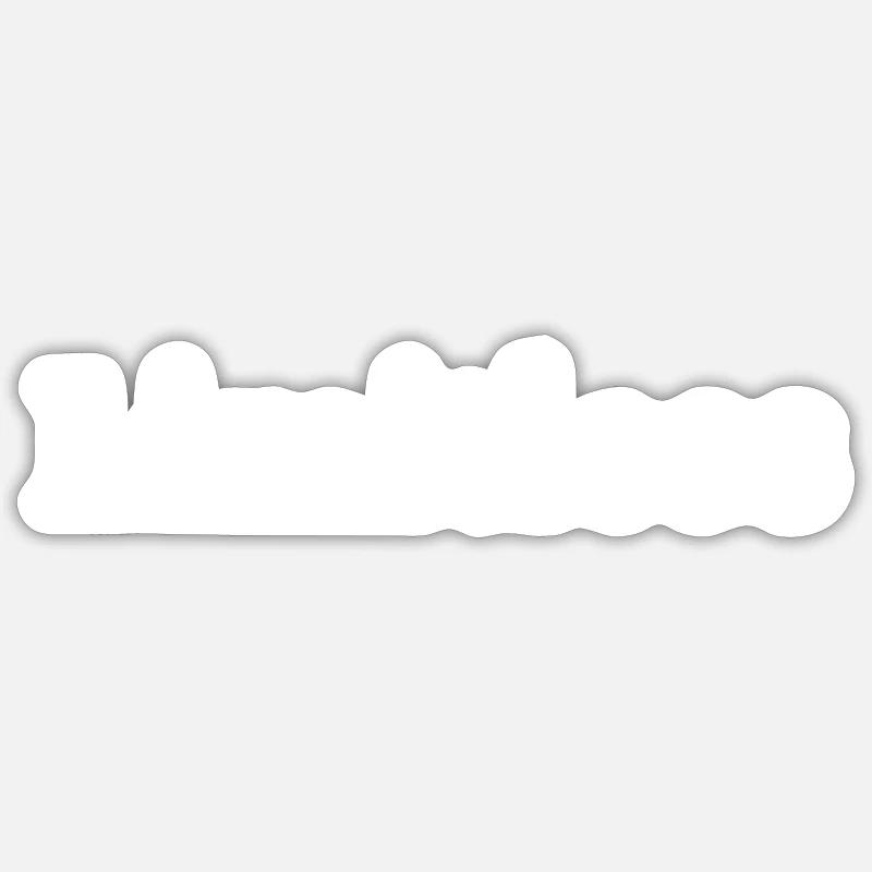 Illimité - Sticker taille S (10 x 10 cm) - blanc mat
