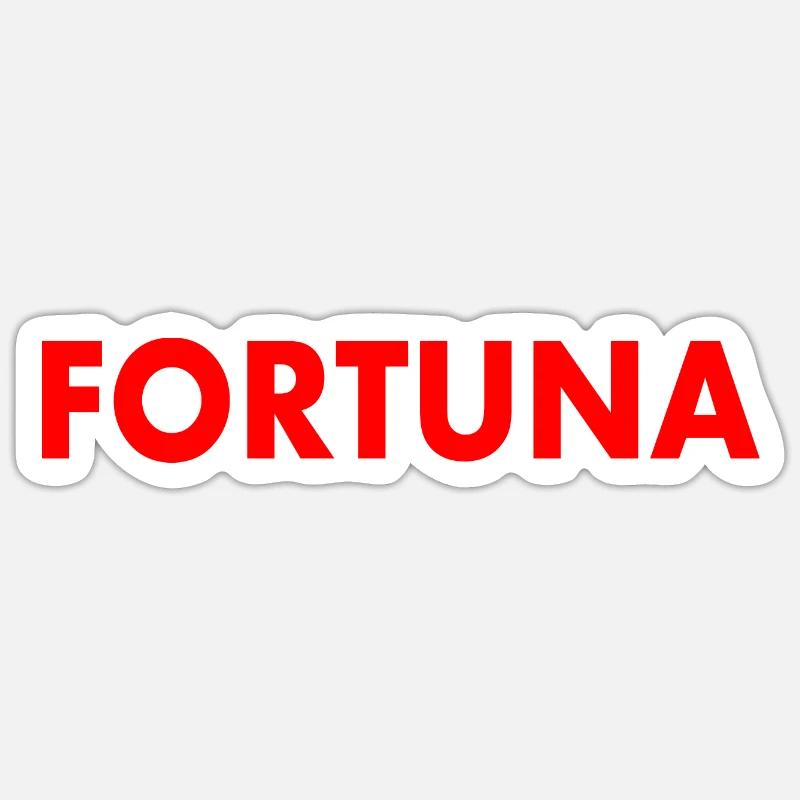Fortuna - Sticker taille S (10 x 10 cm) - blanc mat