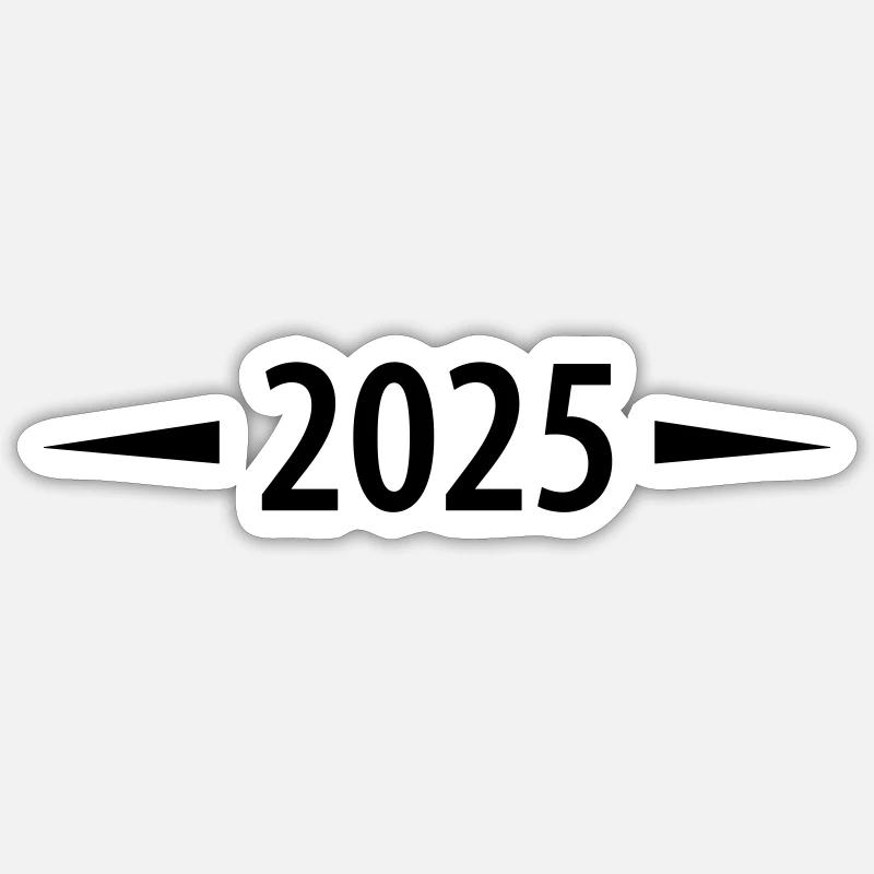2025 - Sticker size S (10 x 10 cm) - white matte