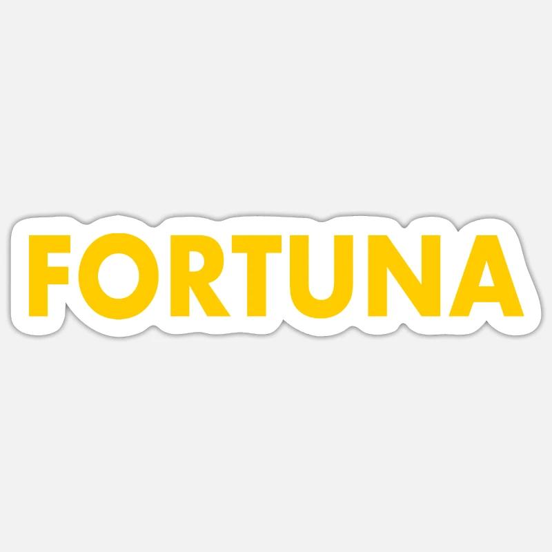 Fortuna - Sticker size S (10 x 10 cm) - white matte