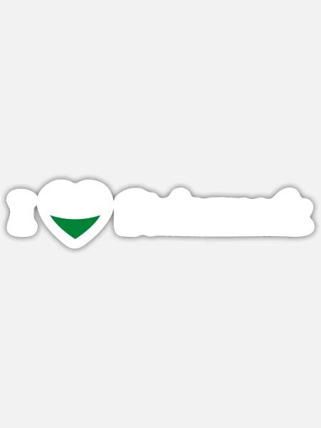 Steiermark Herz Steiermark weiß - Sticker Größe S (10 x 10 cm) - Mattweiß