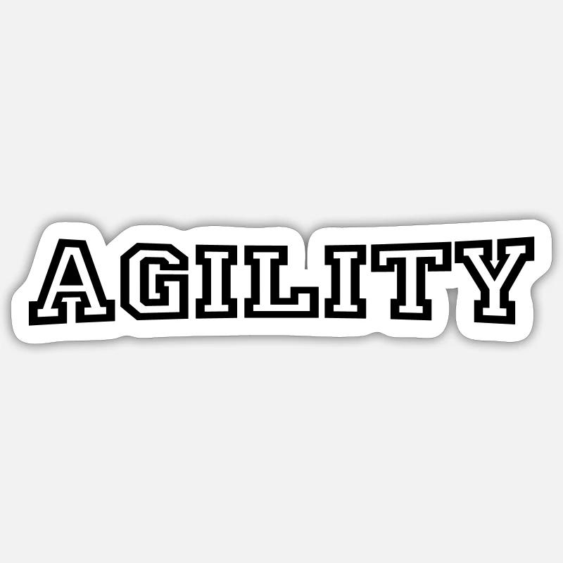 agility Sticker Größe S (10 x 10 cm)