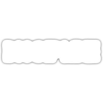 discipline - Sticker taille S (10 x 10 cm) - blanc mat - Devant