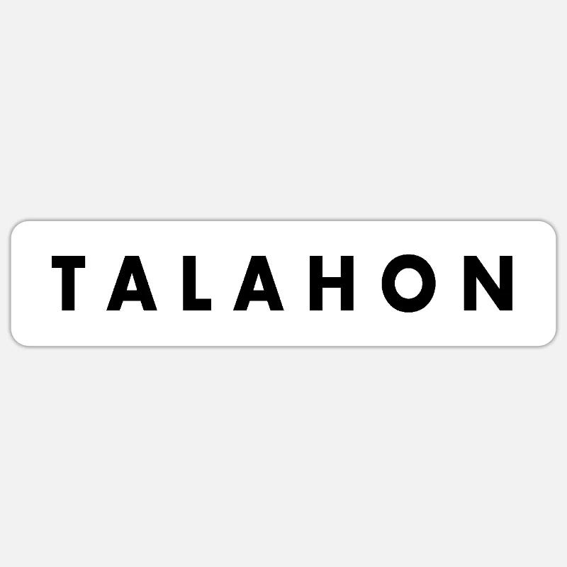 Talahon - Sticker size S (10 x 10 cm) - white matte