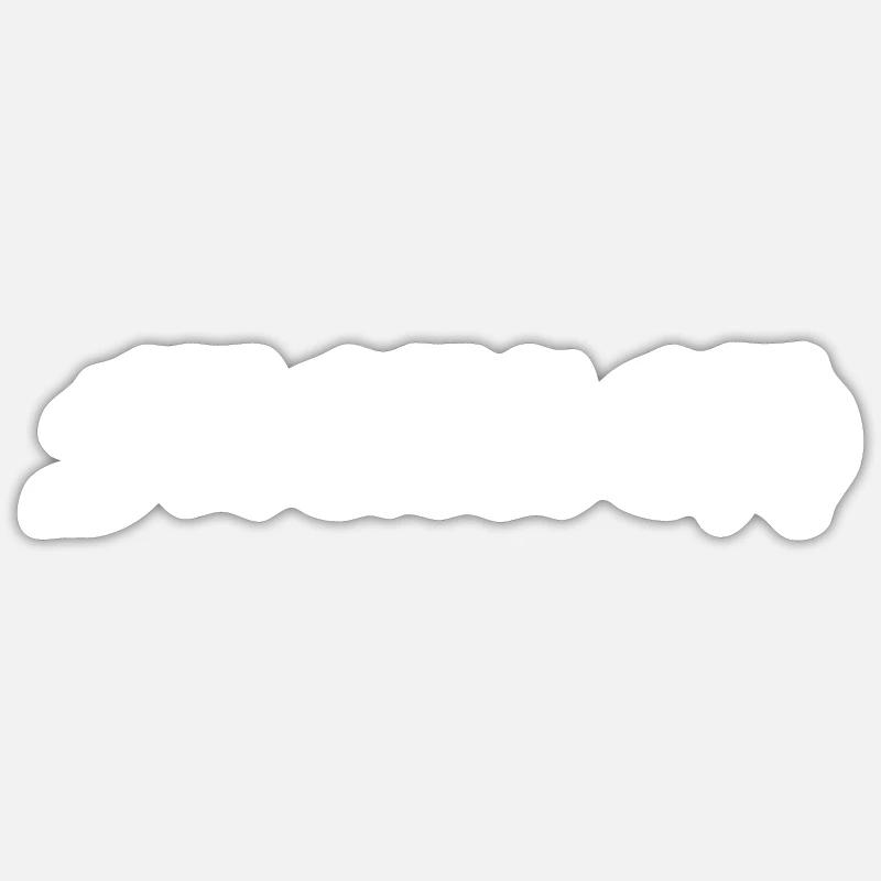 FLEISCH - Sticker Größe S (10 x 10 cm) - Mattweiß