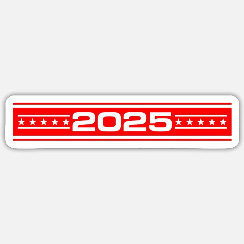 2025 Year Element - Sticker size S (10 x 10 cm) - white matte