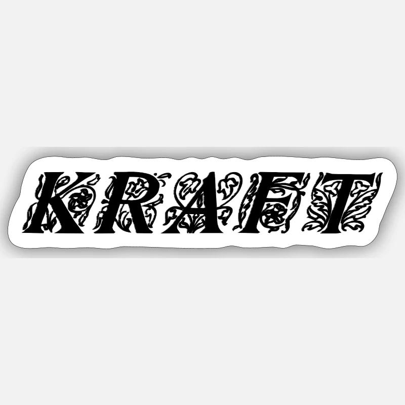 Power - Sticker size S (10 x 10 cm) - white matte