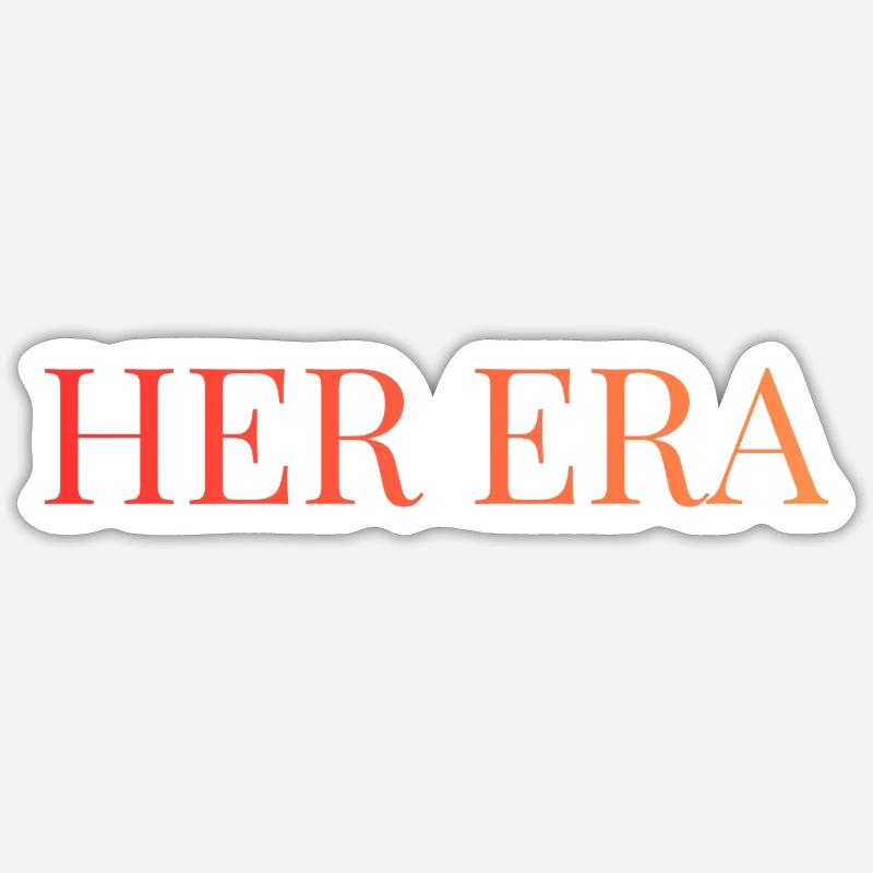 Her era Sticker size S (10 x 10 cm)