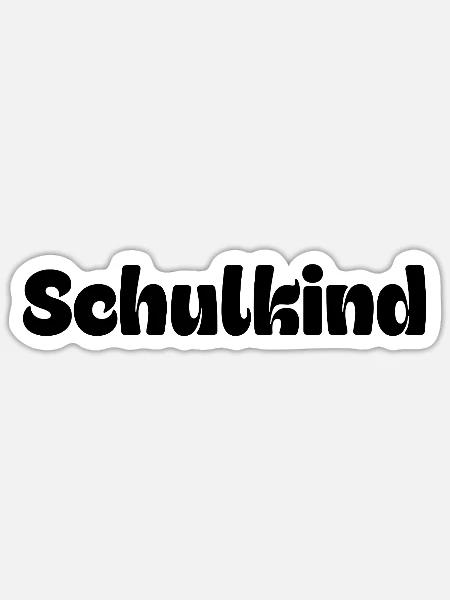 SCHULKIND 2026, EINSCHULUNG, ERSTKLÄSSLER GESCHENK - Sticker Größe S (10 x 10 cm) - Mattweiß