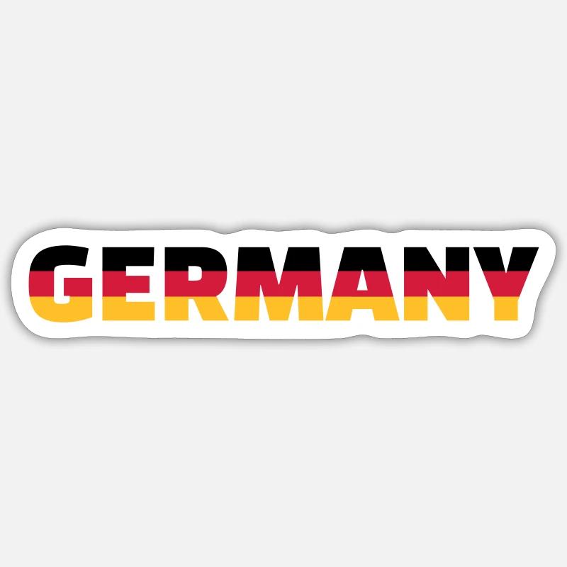 Germany Sticker taille S (10 x 10 cm)