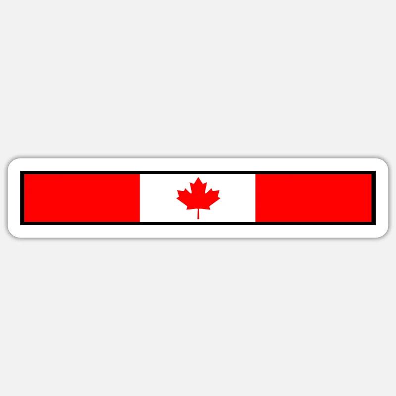 Drapeau du Canada Sticker taille S (10 x 10 cm)