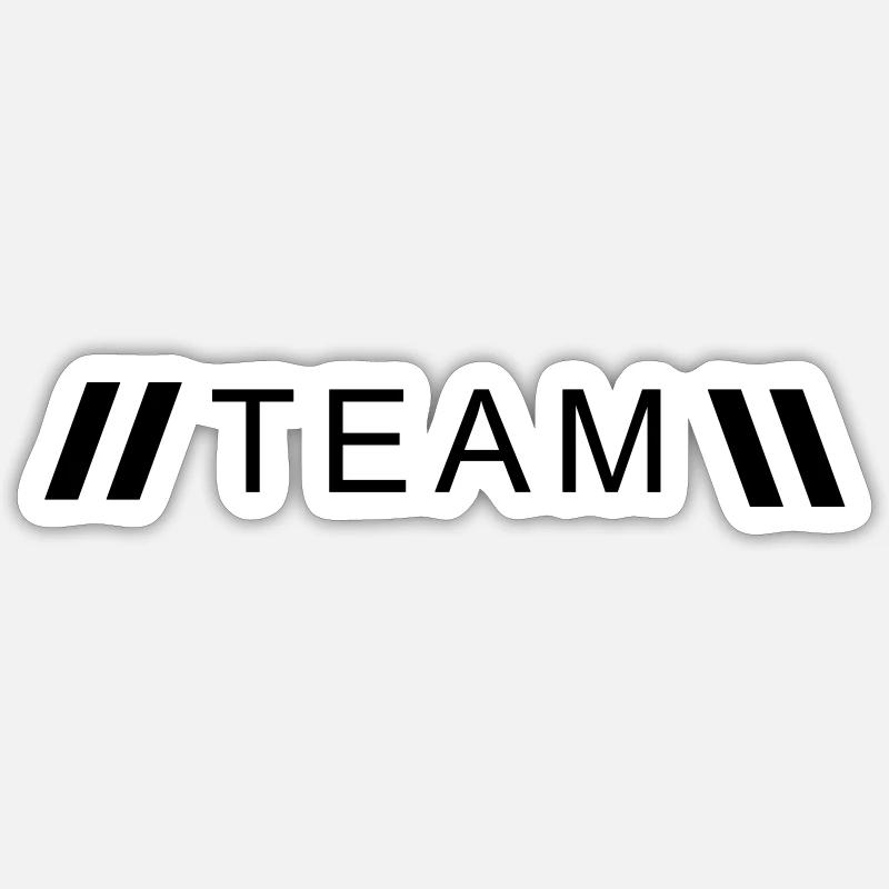 Style Team - Sticker size S (10 x 10 cm) - white matte