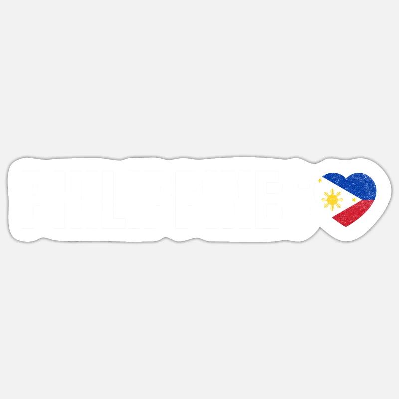 Philippines - Sticker size S (10 x 10 cm) - white matte