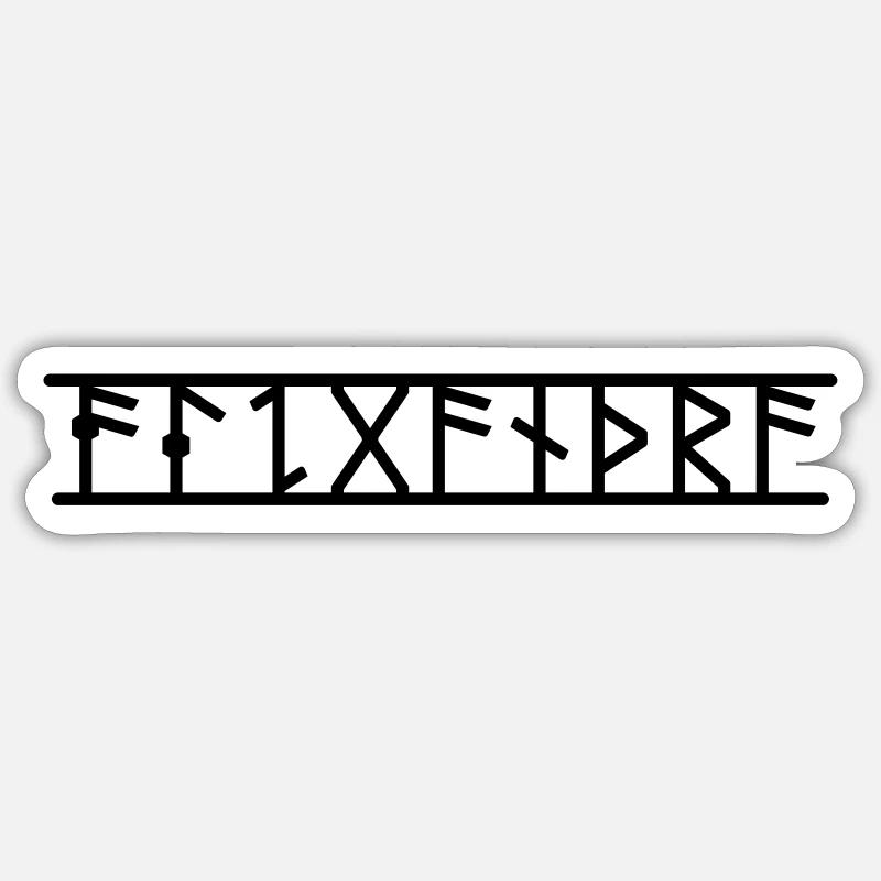 Alexandra - Sticker Größe S (10 x 10 cm) - Mattweiß
