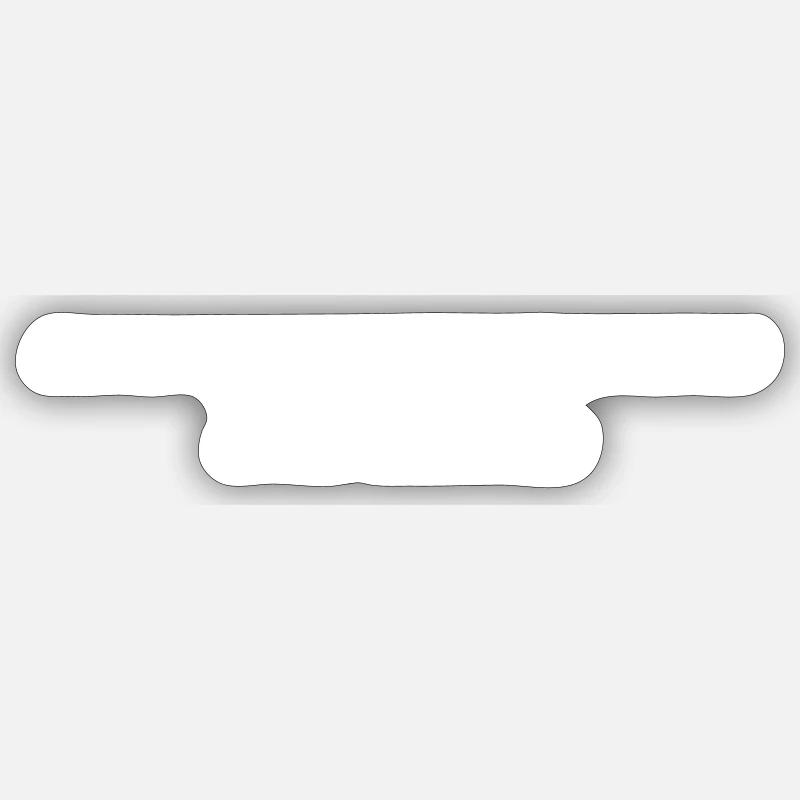 Blumen im Garten - Sticker Größe S (10 x 10 cm) - Mattweiß