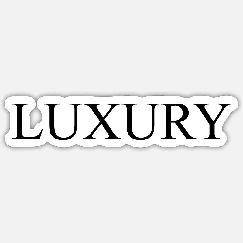 LUXURY LX Sticker size S (10 x 10 cm)