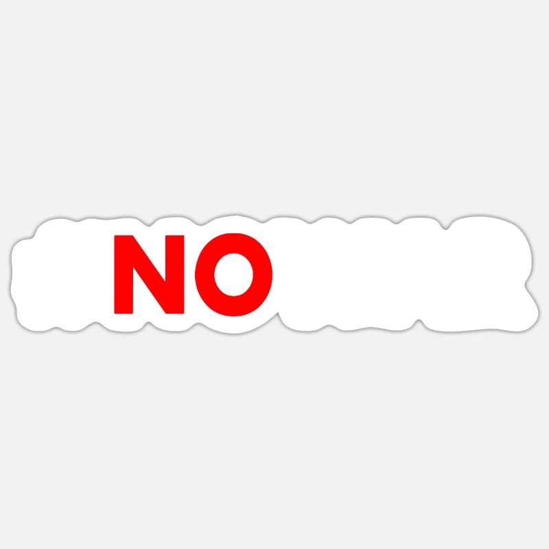 No war - Sticker Größe S (10 x 10 cm) - Mattweiß