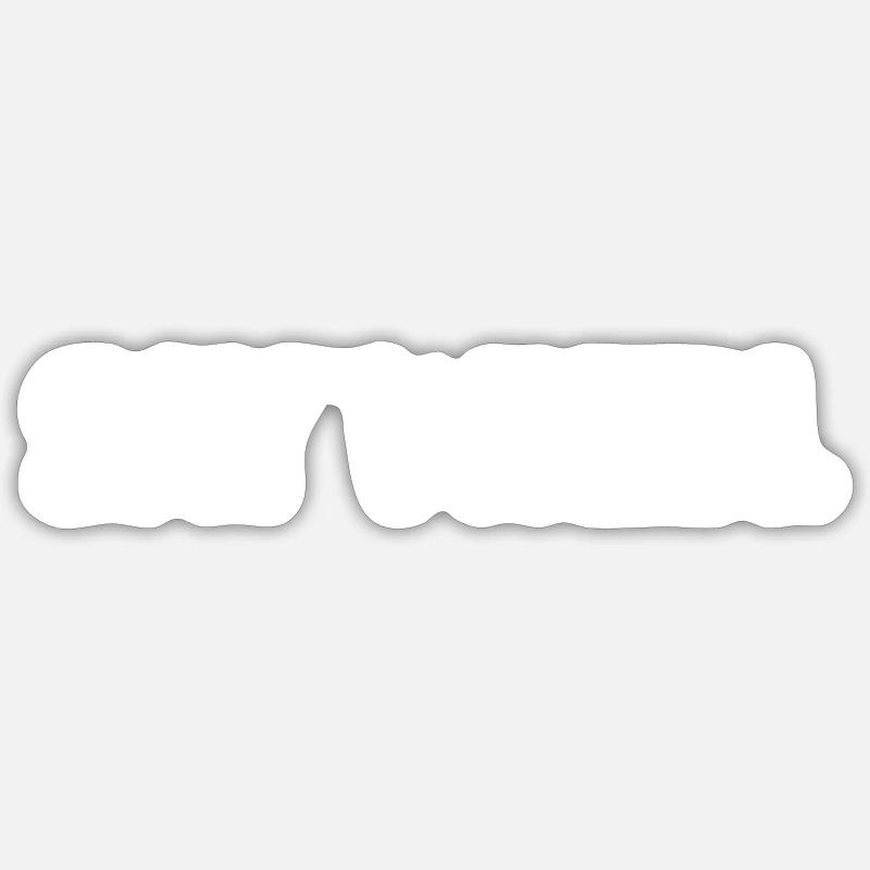 Say when. - Sticker size S (10 x 10 cm) - white matte
