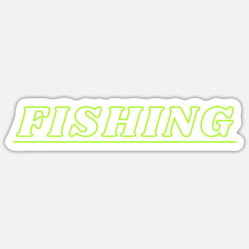 Poisson - Sticker taille S (10 x 10 cm) - blanc mat