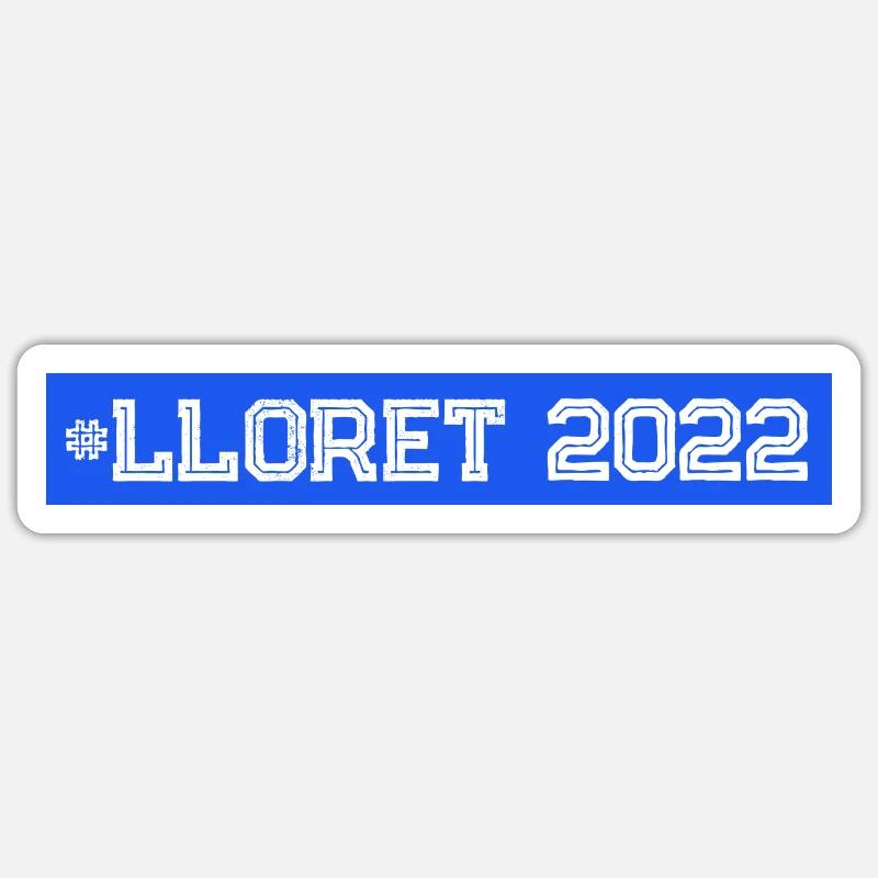Lloret De mars 2022 Sticker taille S (10 x 10 cm)