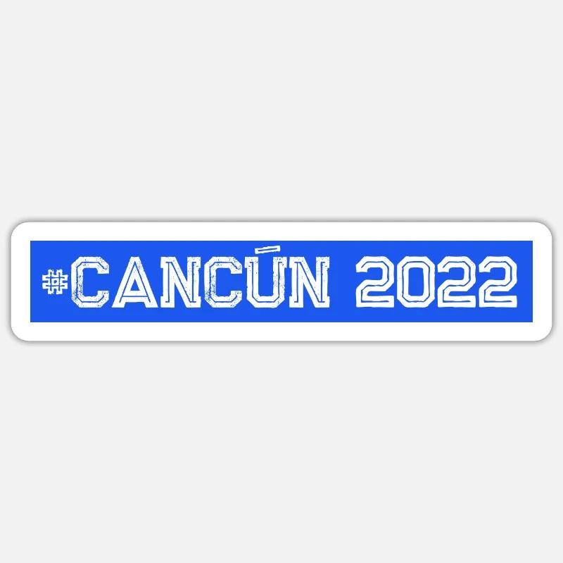 Cancun 2022 - Sticker size S (10 x 10 cm) - white matte