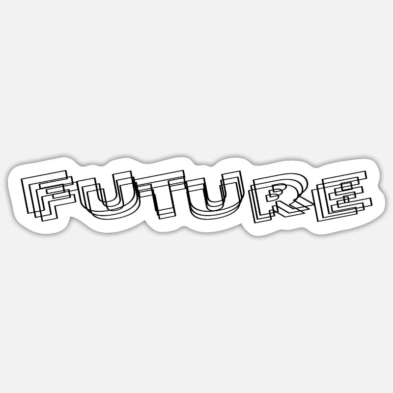 Conception future Sticker taille S (10 x 10 cm)