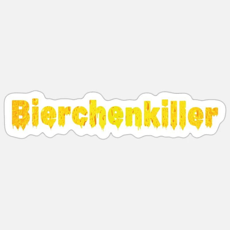 Bierchenkiller, Biertrinker, Bierchen, Bier Sticker Größe S (10 x 10 cm)