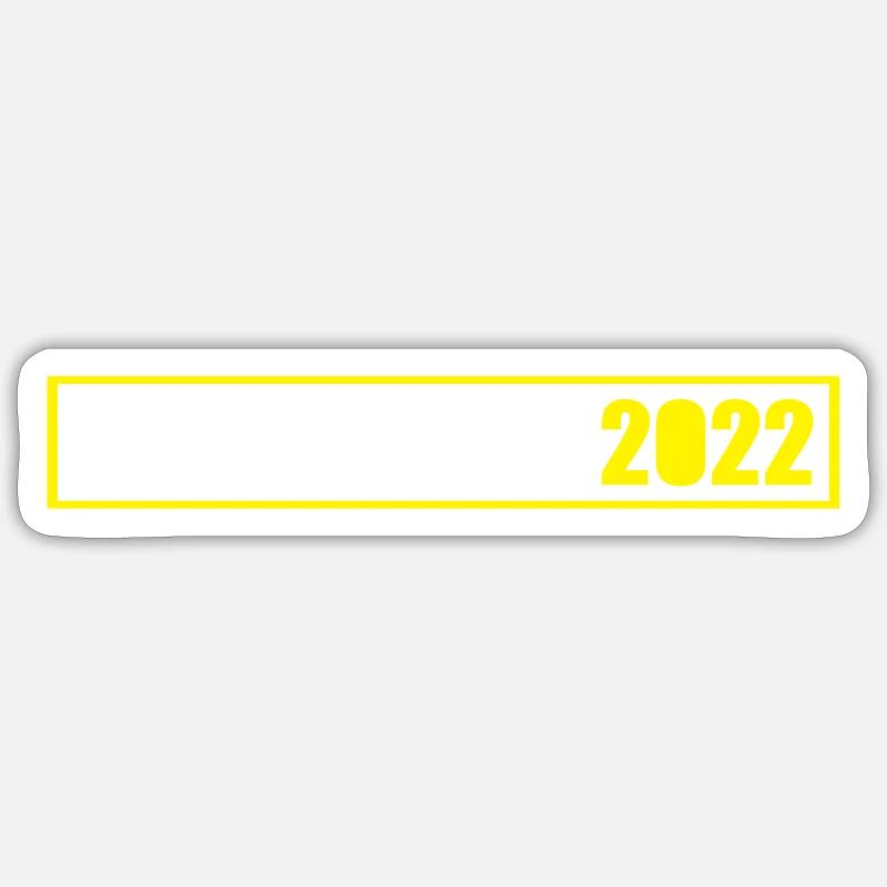 Apres Ski 2022 - Sticker size S (10 x 10 cm) - white matte