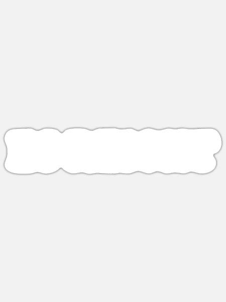 Es reicht - Sticker Größe S (10 x 10 cm) - Mattweiß