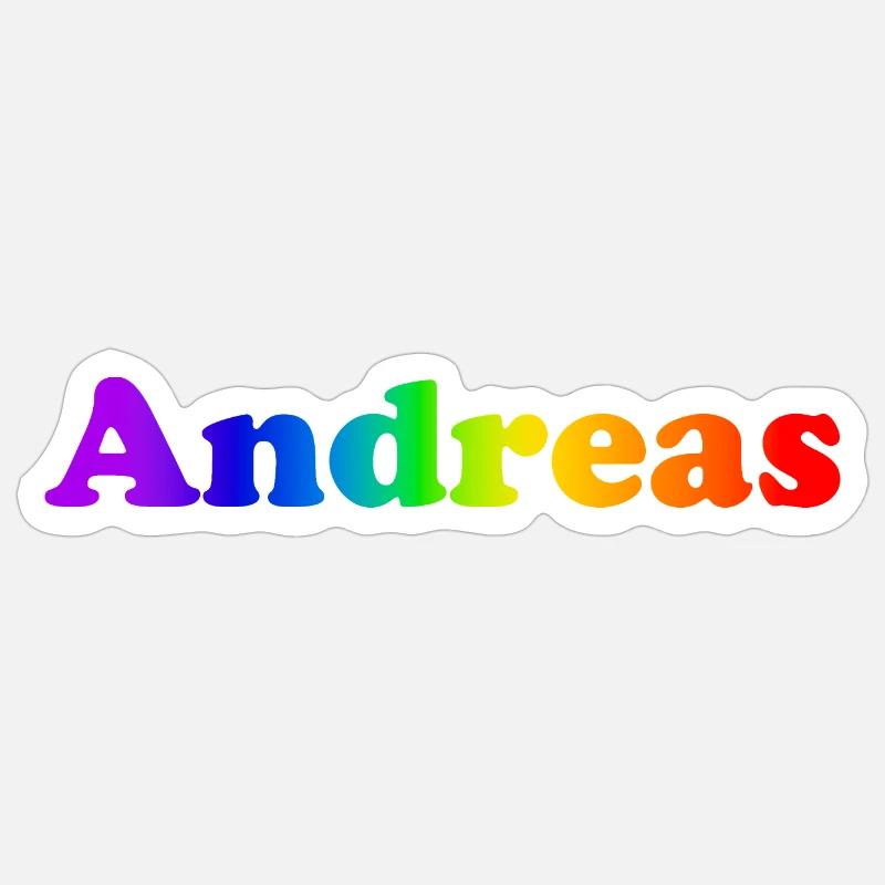 Andreas Sticker Größe S (10 x 10 cm)