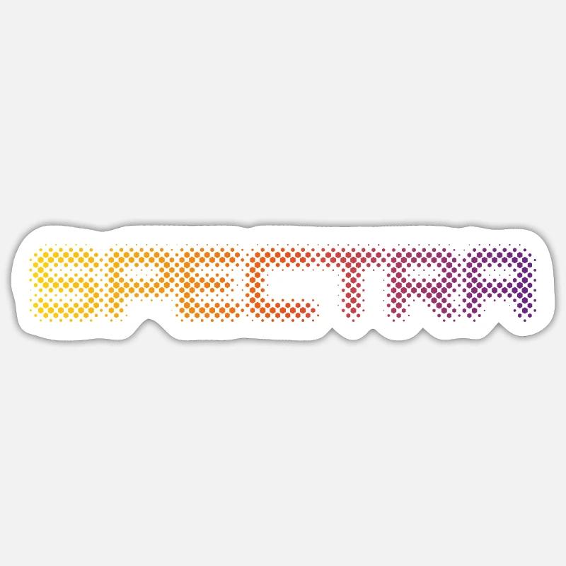 Spectra - Sticker taille S (10 x 10 cm) - blanc mat