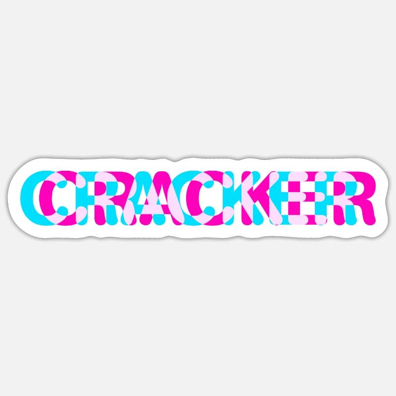 Cracker Sticker Größe S (10 x 10 cm)