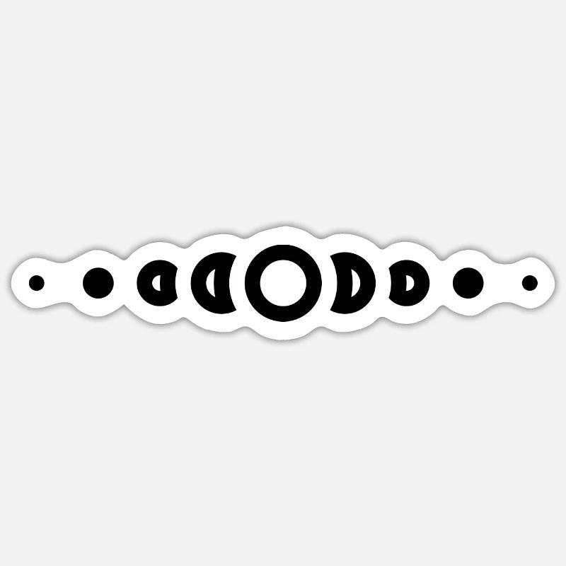 Ritualine RL2B - Sticker size S (10 x 10 cm) - white matte