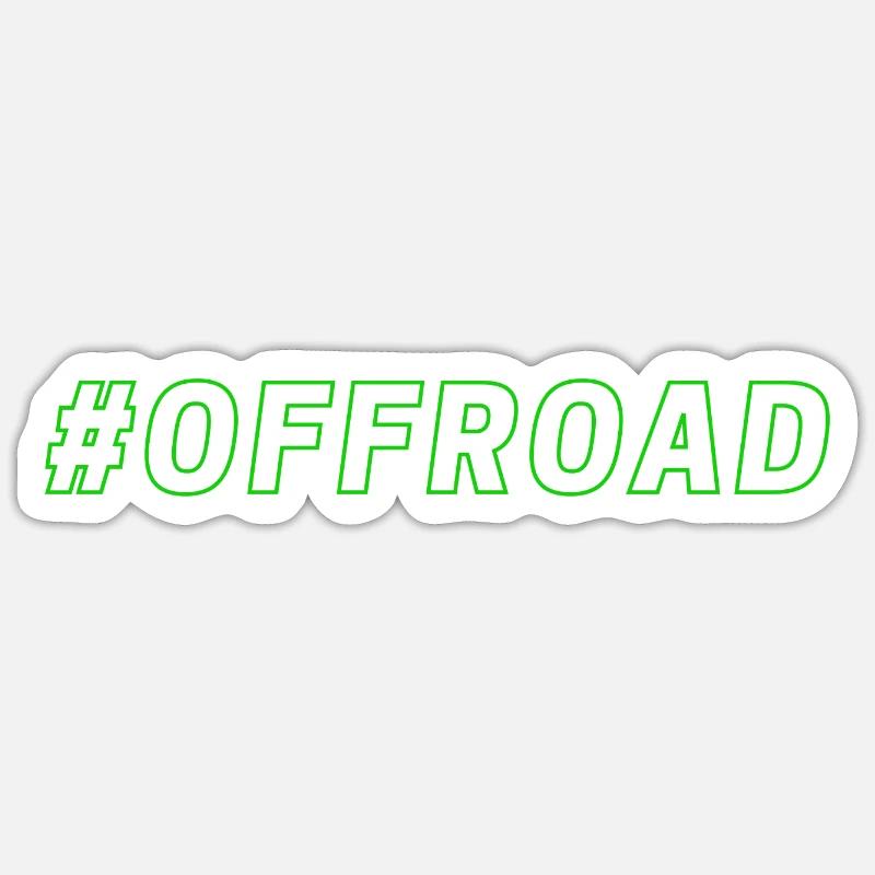 #offroad Sticker Größe S (10 x 10 cm)