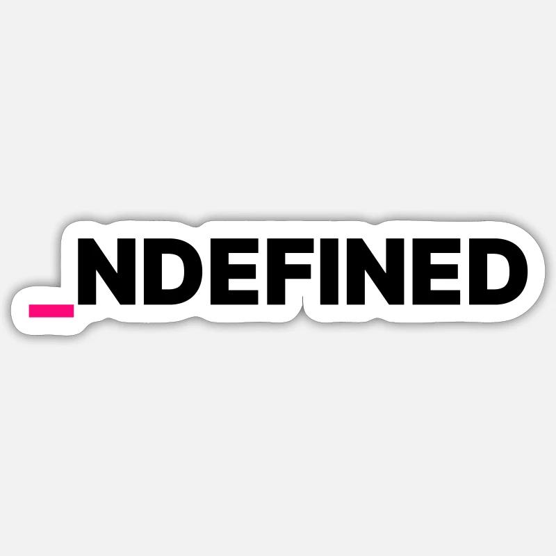 _NDEFINED Impression du logo Sticker taille S (10 x 10 cm)
