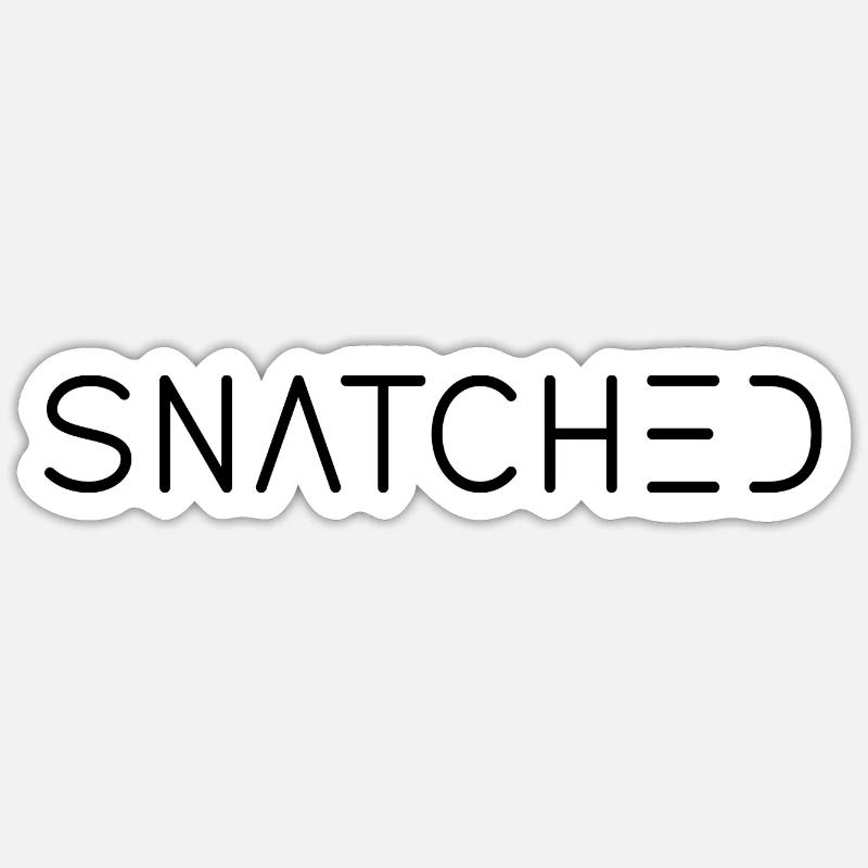 Snatched - Sticker size S (10 x 10 cm) - white matte