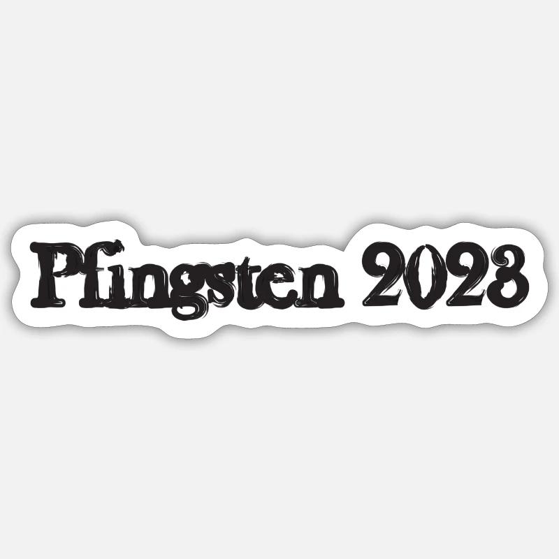 Pfingsten Sticker Größe S (10 x 10 cm)