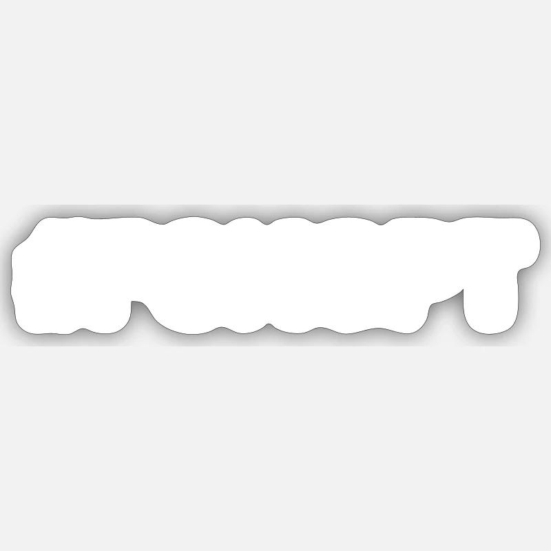 fckgpt - Sticker taille S (10 x 10 cm) - blanc mat