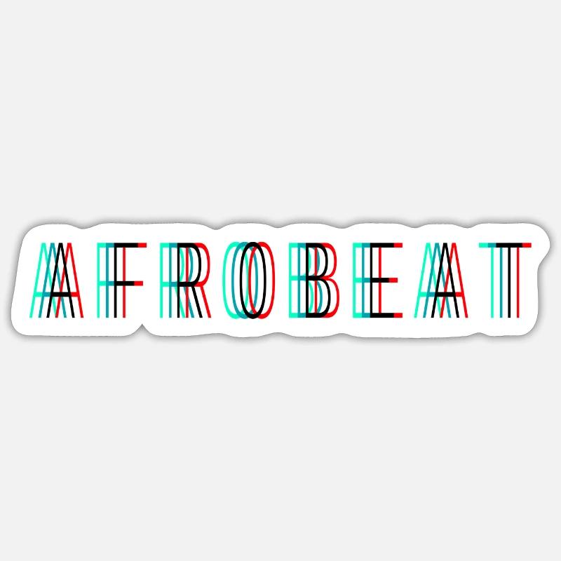 Afrobeat Sticker taille S (10 x 10 cm)