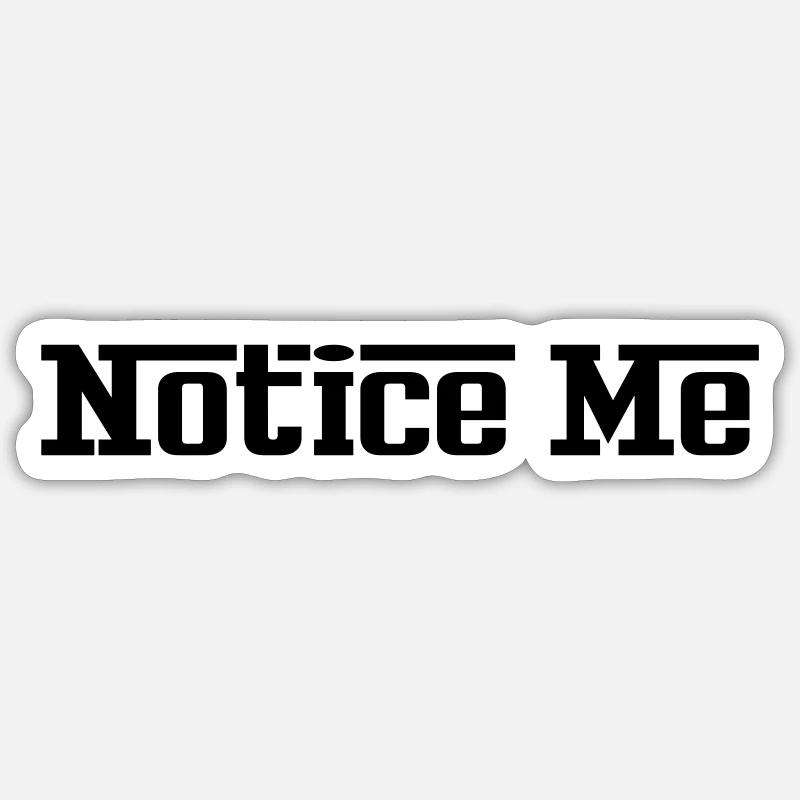 NoticeMe Sticker Größe S (10 x 10 cm)