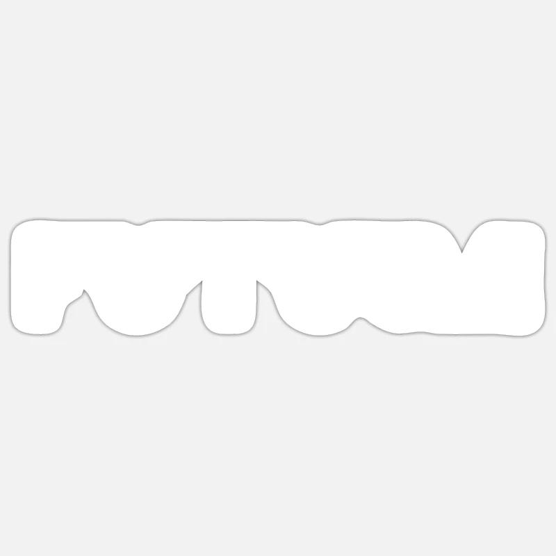 Future - Sticker size S (10 x 10 cm) - white matte